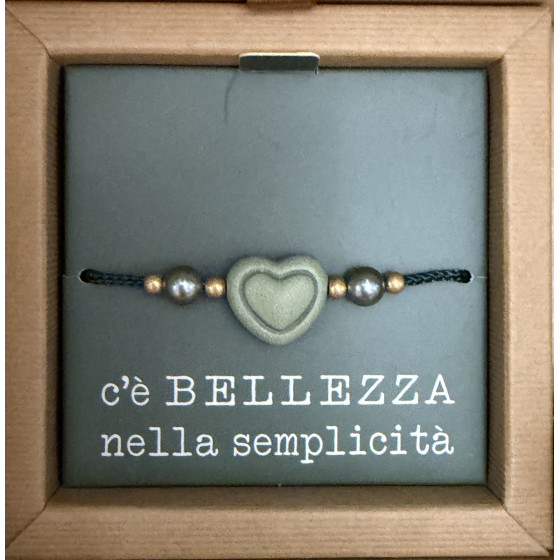 Thun bracciale cuore verde
