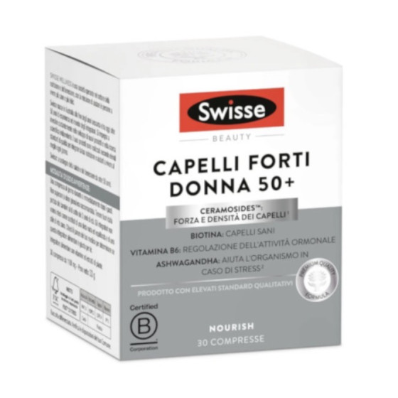 SWISSE CAPELLI FORTI DONNA 50+ DA 30 COMPRESSE