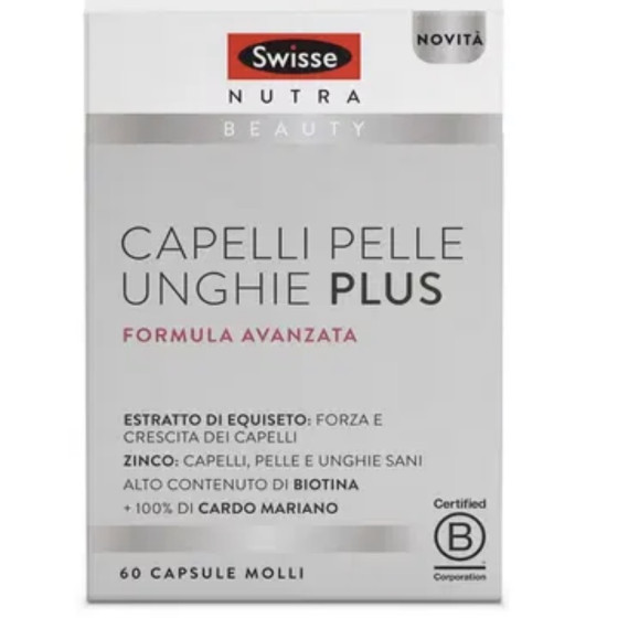 SWISSE CAPELLI PELLE UNGHIE PLUS 60 CAPSULE MOLLI
